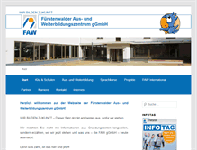 Tablet Screenshot of fawz.de
